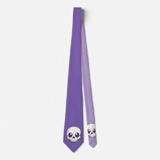 Cute Cartoon Skull Halloween Tie