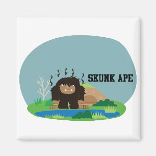 Cute Cartoon Skunk Ape Magnet