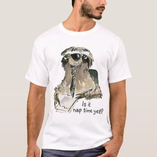 Cute Cartoon Sloth Tee Shirt