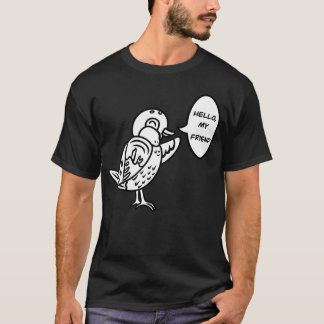 Cute Cartoon Sparrow Bird boy T-Shirt
