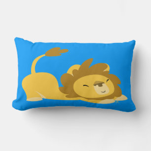 Cute Cartoon Stretching Lion Pillow