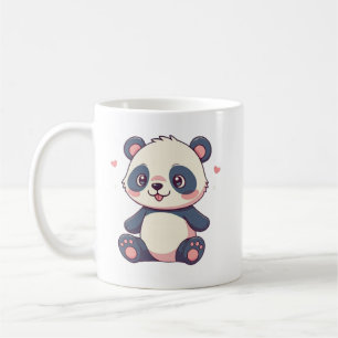 cute cartoon style kawaii panda design mug