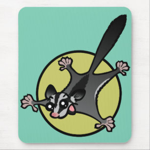 CUTE CARTOON SUGAR GLIDER MOUSE PAD
