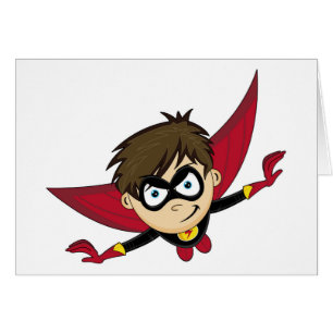 Cute Cartoon Superhero