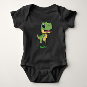 Cute Cartoon T-Rex Dinosaur Kids' T-Shirt  Baby Bodysuit
