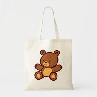 Cute Cartoon Teddy Bear Tote Bag