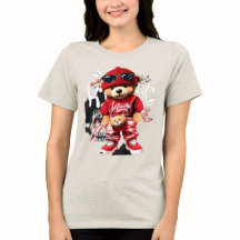Cute Cartoon Teddy Bear Women's T-Shirt
