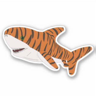 Cute Cartoon Tiger Shark