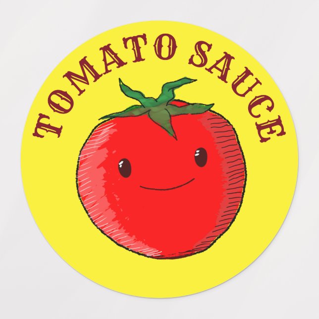 Cute Cartoon Tomato  (Design 1)