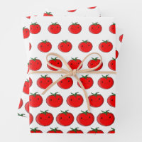Cute Cartoon Tomato Pattern