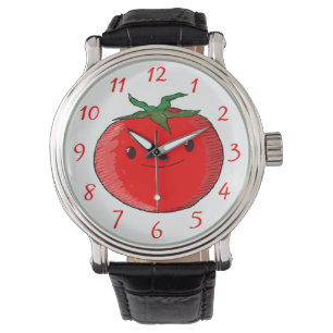 Cute Cartoon Tomato Watch