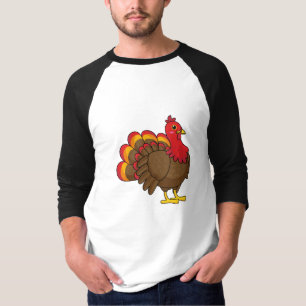 Cute Cartoon Turkey T-Shirt