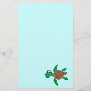Cute Cartoon Turtle Stationery