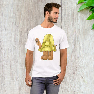 Cute Cartoon Turtle with Puffy Green Shell T-Shirt
