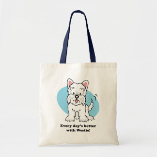 Cute Cartoon Westie Bag