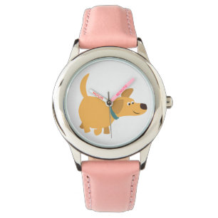 Cute Cartoon Yellow Labrador Watch