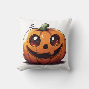 Cute carved Halloween pumpkin cartoon design Cushion