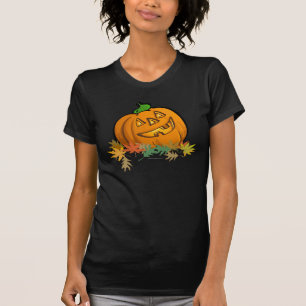 Cute Carved Pumpkin Dark T-Shirt
