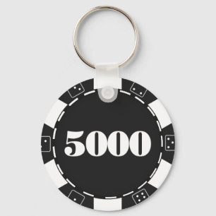 Cute casino chip gambling lovers key ring