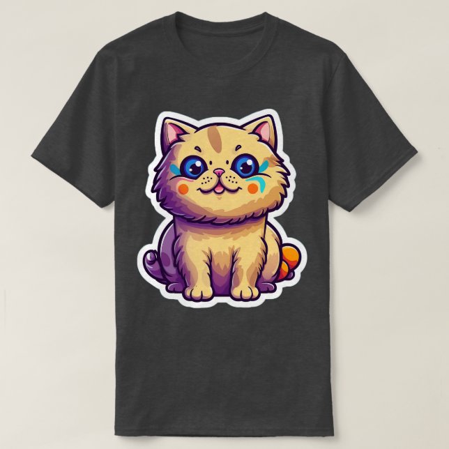 Cute Cat 43 T-Shirt (Design Front)