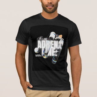 Cute cat & Adrenaline design t-shirt