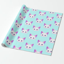 Cute Cat anime Gift wrapping paper