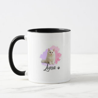 Cute Cat Artwork Mug – Cute Cat Artwork - Luna