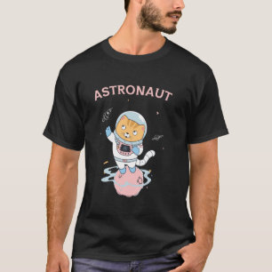 Cute Cat Astronaut - Space Adventure Design T-Shirt