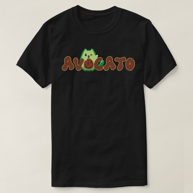 Cute Cat Avocado WomenFunny Avocado Cat LoversAvoc T-Shirt (Design Front)