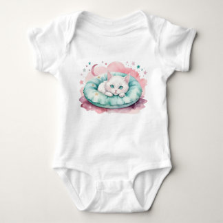 Cute Cat Baby Outfit Bodysuit