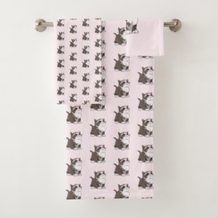 Cute Cat Bath Towel