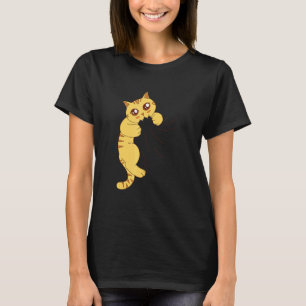 Cute Cat Biting For Cat T-Shirt