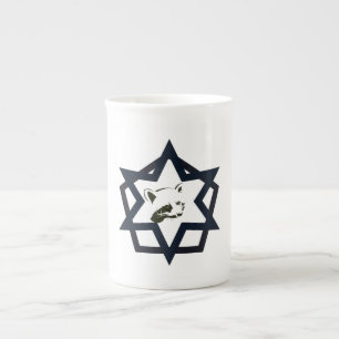 Cute cat  bone china mug