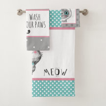 Cute cat, Butterflies, Polka Dots
