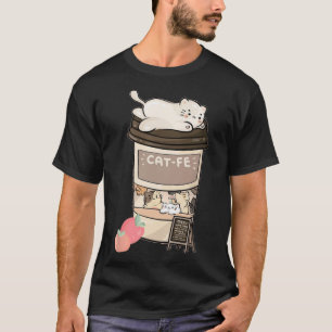 Cute Cat Cafe T-Shirt