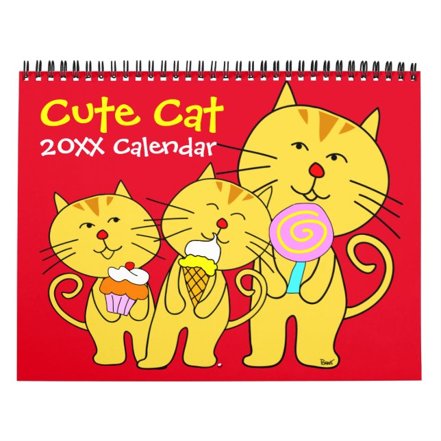 Cute Cat Calendar (Cover)