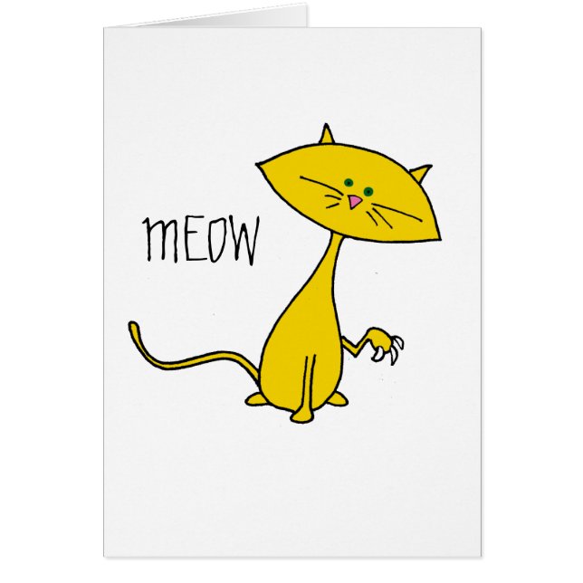 Cute Cat Card (Front)
