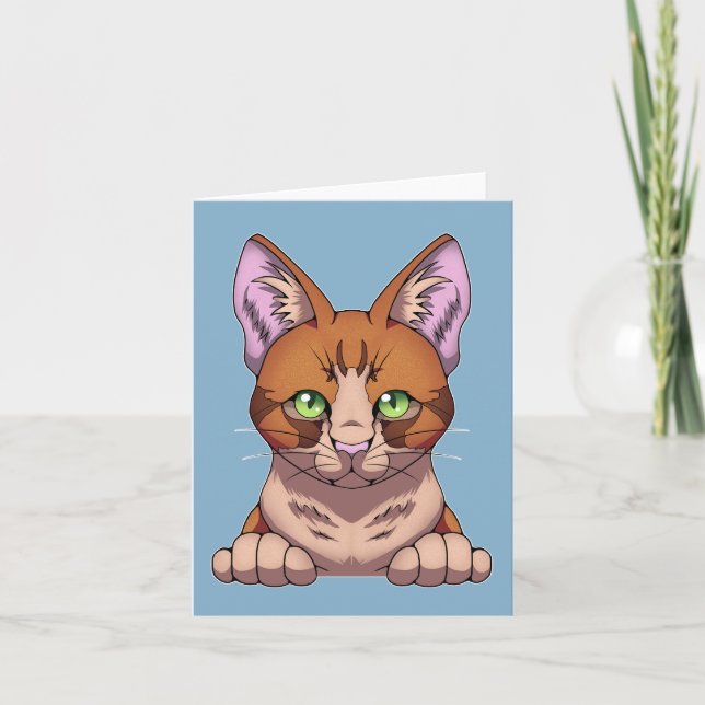 Cute Cat Card (Front)