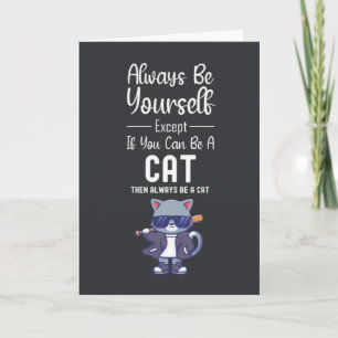 Cute Cat Cards Pet Funny Animal Lover Humour Kitty