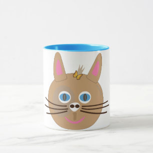 cute cat cartoon mug
