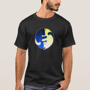 Cute Cat Cats Ying Yang Yin Yang T-Shirt