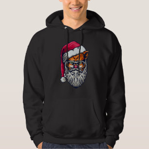 Cute Cat Christmas Lovers Funny Ugly Meowy Catmas Hoodie