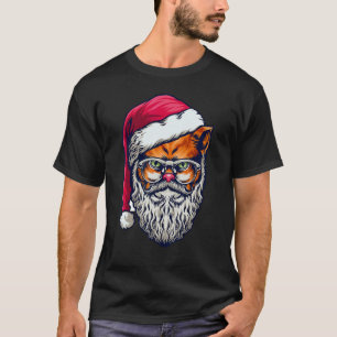 Cute Cat Christmas Lovers Funny Ugly Meowy Catmas T-Shirt