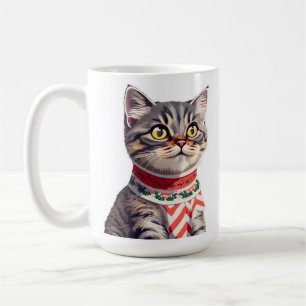 Cute cat Christmas Mug