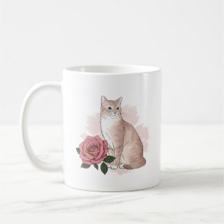 cute cat  coffee mug