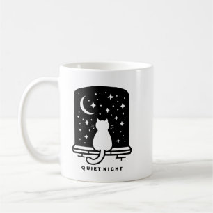 Cute Cat Coffee Mug Kawaii Cozy Gift for Cat Lover
