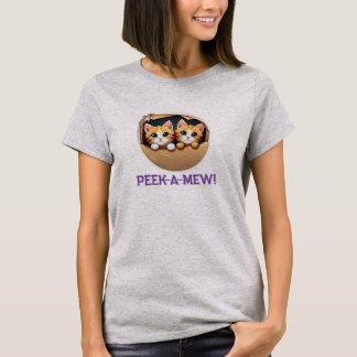 Cute Cat Couple Love & Friendship T-Shirt