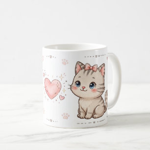 Cute Cat Couple Mug