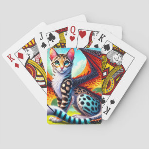 Cute Cat Creature Playing Cards