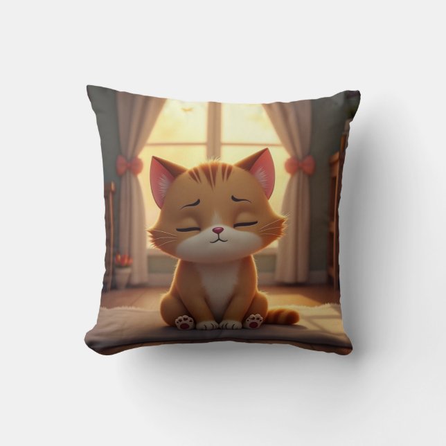 Cute cat cushion (Front)